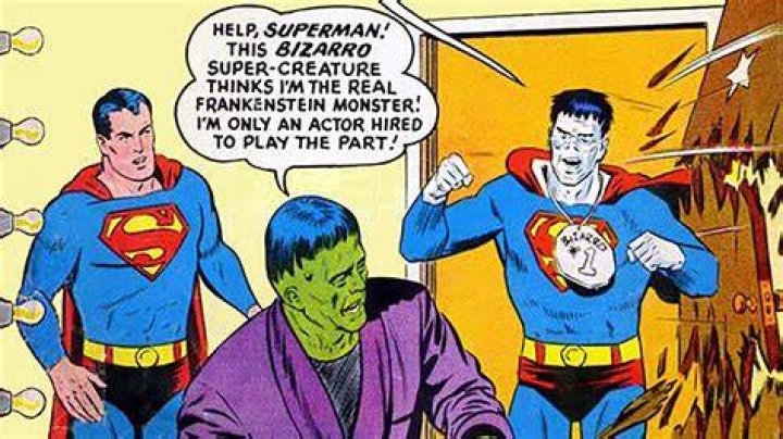 Bizarro causing destruction