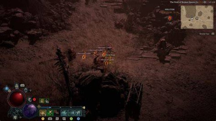 Helltide farming in Diablo 4 locations