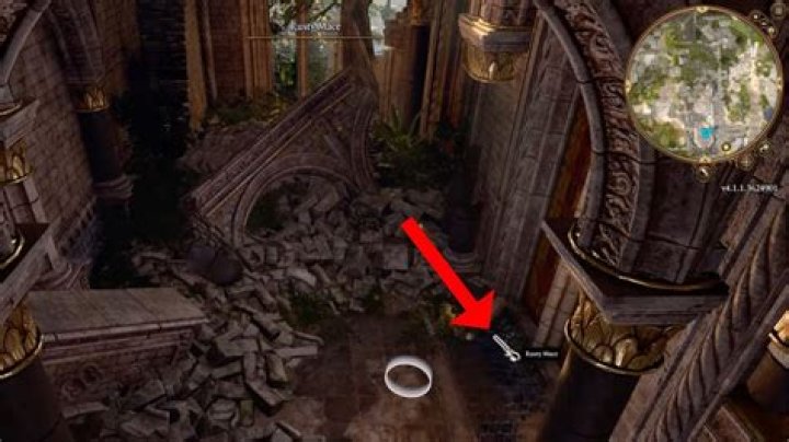 Rusty Mace Location in Baldur's Gate 3