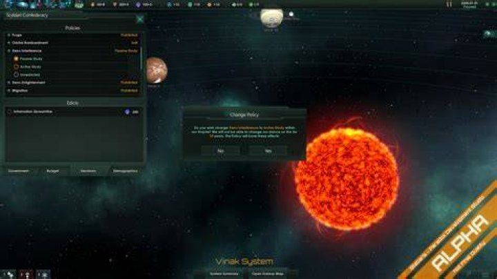 Stellaris Developer Diary #12: Policies & Edicts