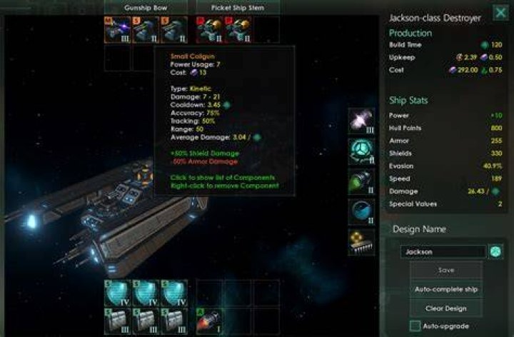 Stellaris Development Diary #17: Ship Designer