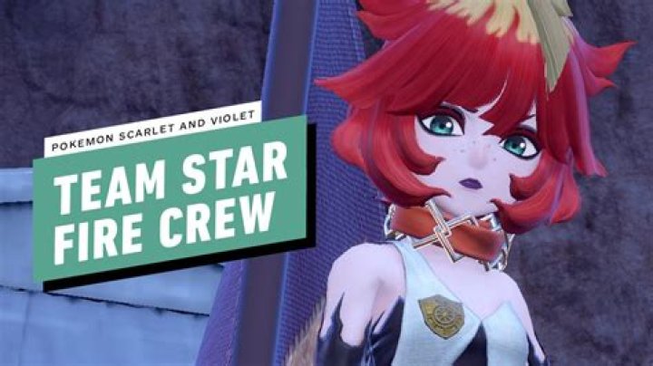 Team Star Fire Crew in Pokemon Scarlet & Violet