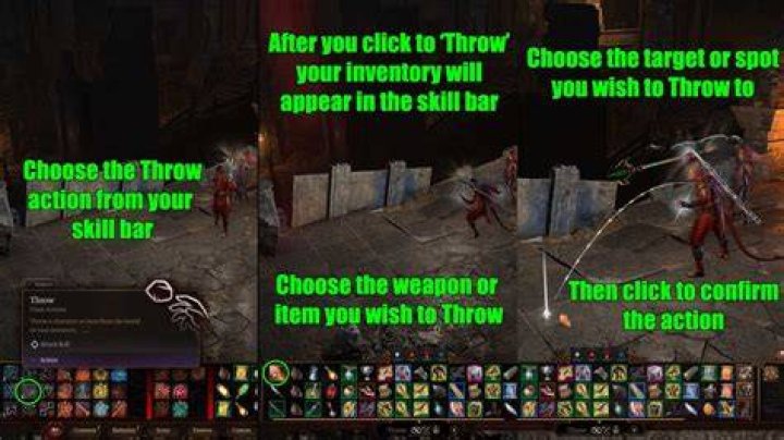 Throw Weapons in BG3